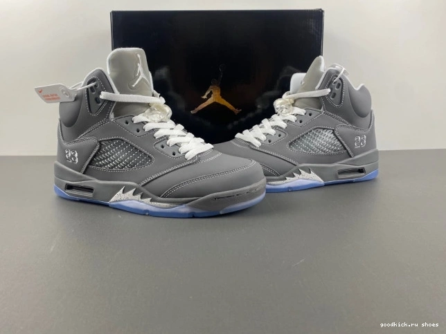 Rep 5 Wolf 136027-005 Air Grey Retro Jordan 0729